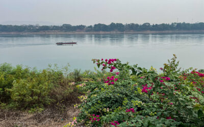 Glasbron över Mekongfloden